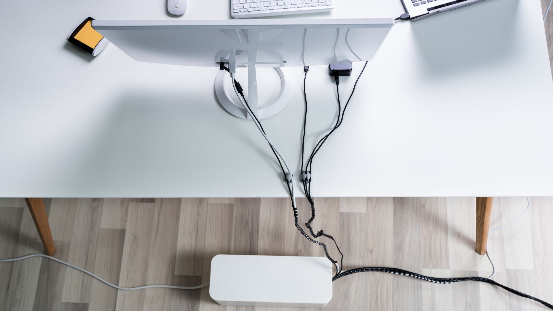 Creative cable management discount