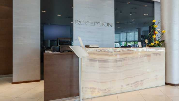 reception desk