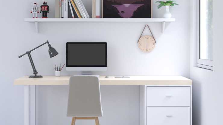 desk with storage