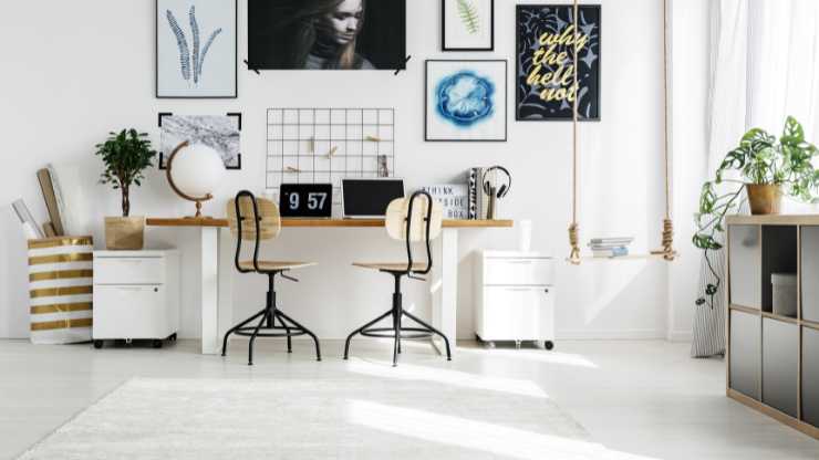 modern home office art